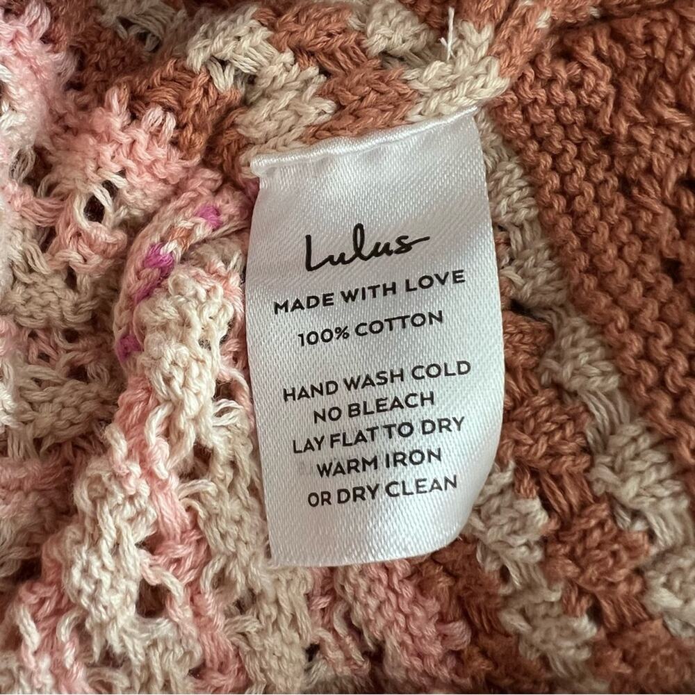 Lulus Exceptional Expression Beige Multi Striped … - image 8